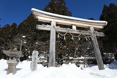 信州　戸隠神社　正式参拝